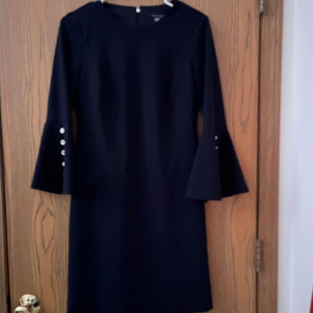 Tommy Hilfiger Black Bell Sleeve Dress